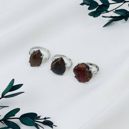 Кольцо регулируемое из Аммолита от 16,5р.