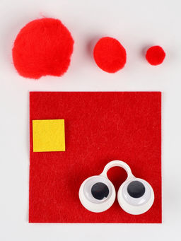 Набор для творчества: создание игрушки и раскраска «Веселая курочка»