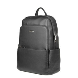 5084 black, Мужской кожаный рюкзак, Barcelo Biagi