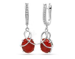 Серьги, коралл, МЦВ950