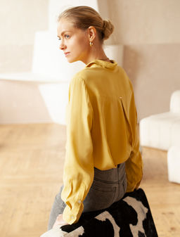 VILATTE / Блузка из вискозы с лиоцеллом  фото 5