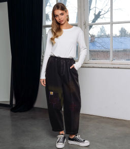 Джинсы #КТ808 (9), чёрный