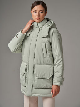 Пуховик женский 

АРТ. 81611z фисташковый/42 - Hoops фото 2