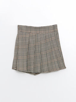 Beli Lastikli Kazaya?? Desenli K?z ?ocuk ?ort Etek