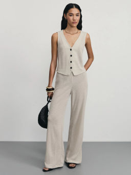 Брюки из фактурной вязки / Zarina