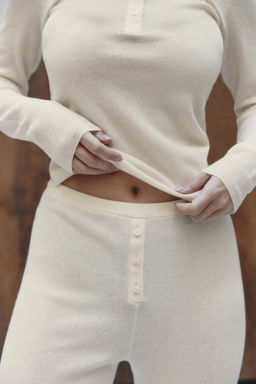 BUTTON-UP COTTON T-SHIRT - Zara фото 12