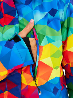 Женская горнолыжная сноубордическая куртка Alpha Endless Ultra Chaleur SNB 423/316_6 Разноцветный  фото 10