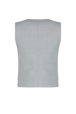 TRENDYOLMILLA Bordo Premium Dugmeli Crop Dokuma Yelek TWOAW24YE00061  фото 13