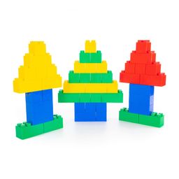 Конструктор строительный XXL, 72 элемента - Полесье фото 6