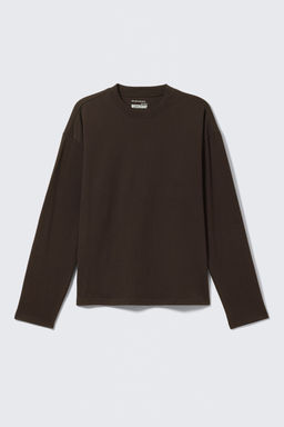 Camiseta de manga larga Loose Boxy - H&m фото 14
