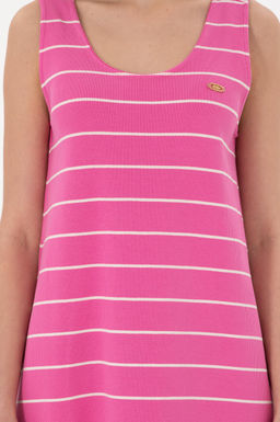 Женское розовое трикотажное платье Неожиданная скидка в корзине - U.s. polo assn фото 5