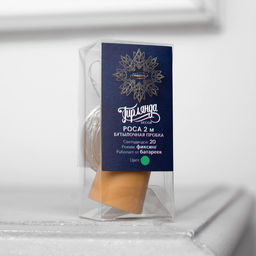 Гирлянда «Нить» 2 м роса с пробкой, IP20, серебристая нить, 20 LED, батарейки LR44×3 (в комплекте), свечение зелёное