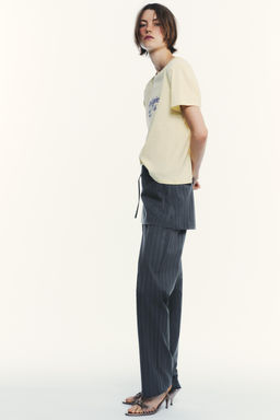 PINSTRIPE TROUSER SKIRT - Zara фото 4