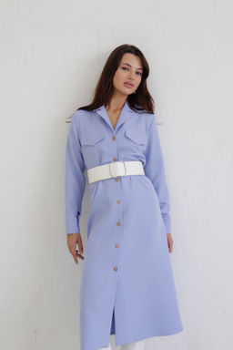 Платье-рубашка с английским воротником - Martichelli фото 82