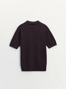 Джемпер поло из смесового хлопка / Zarina  фото 9