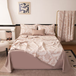 Комплект постельного белья Сатин Aurora Veil с Покрывалом AV002 Евро