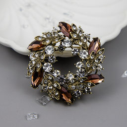 Брошь Арт. 3V-7796-Y