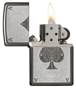 Зажигалка ZIPPO Филигранный туз | Ace Filigree 28323  фото 2