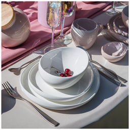 Цена за 2 шт. ТАРЕЛКА ОБЕДЕННАЯ BRONCO FUSION 27*25 СМ  фото 3