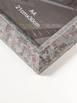 Фоторамка для фото формат А4 «Марокканская мозаика», пластик, оттенки коричневого, 35.7×27×2 см