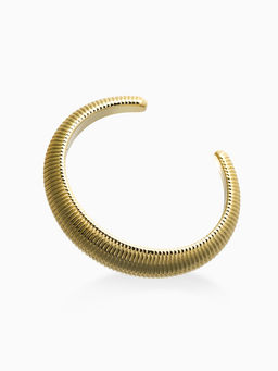 Цена за 2 шт. Браслет каркасный "Пружина", цвет золото