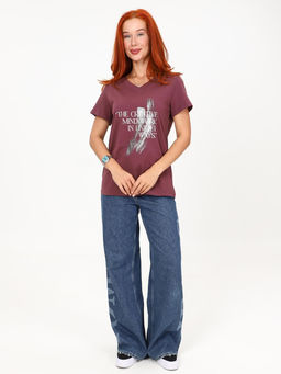 IV-CAPRIZ Сопряжение - футболка лиловый