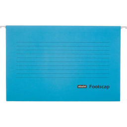 Папка подвесная Attache Foolscap, картон синий, до 200л., 5шт/уп фото 2