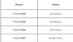 Губка сменная для фильтра Барбус 320F (003) SPONGE 016