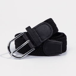 Ремень детский, ширина 3 см, пряжка металл, цвет чёрный - Simaland фото 2