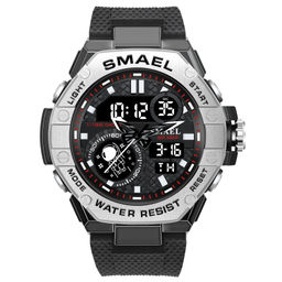 Часы наручные Smael электронные SM8068black-silver
