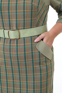 Платье ANELLI 1069 зеленый  фото 2