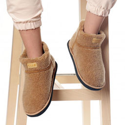 Тапочки-угги арт. М1/02-04 Миндаль - Altro фото 2