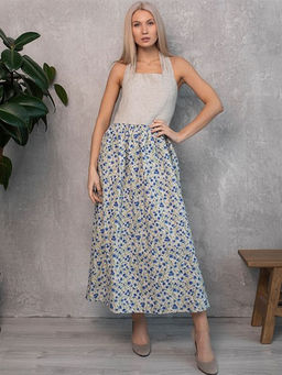 Платье лен 30%, хлопок 70% - Волтри фото 2