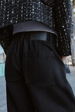Z1975 BALLOON FIT MID-WAIST JEANS - Zara фото 7