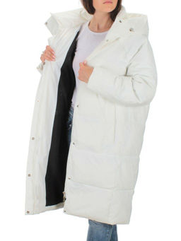 22369 WHITE Пальто зимнее женское (200 гр. холлофайбера) - Fashion фото 7