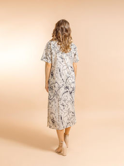 Платье (вискоза,лен) №25-203-2 (Лето-2025) - Ганг фото 5