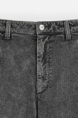 CORDUROY CARROT FIT TROUSERS - Zara фото 34