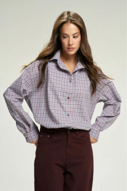 Рубашка Classic в клетку Blue&Wine - Erist store фото 4