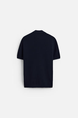 CHECK TEXTURE KNIT POLO SHIRT - Zara фото 40
