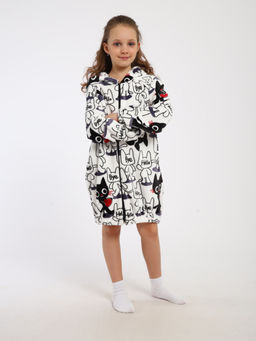 Халат "Мурлыка" белый