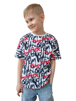 Футболка детская 33064 кулирка буквы
