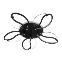 Люстра потолочная BayerLux «Астрид», 5хLED, 110 Вт, 3000-6000К, RGB, черный, 65×65×8 см