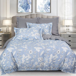 Постельное белье Мадера (мако-сатин) Евро/Пододеяльник (молния, ушки): 1 шт.- 220*200; Простыня: 1 шт.- 260*240; Наволочка (молния, ушки): 2 шт.- 70*70; Наволочка (молния, ушки): 2 шт.- 50*70 Мако - сатин