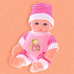 Пупс «Кроха» со звуком, МИКС