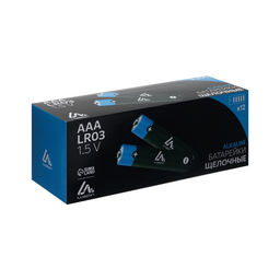 Батарейка алкалиновая (щелочная) Luazon, AAA, LR03-5BL, отрывной блистер, 5 штук