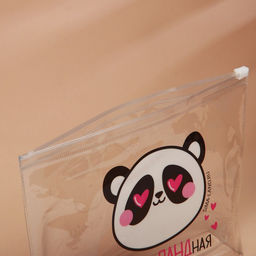 Цена за 2 шт. Косметичка из прозрачного PVC 21?2?14 см Самая отПАНДная