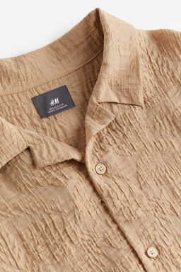 Camisa resort en tejido texturizado Regular Fit - H&m фото 2