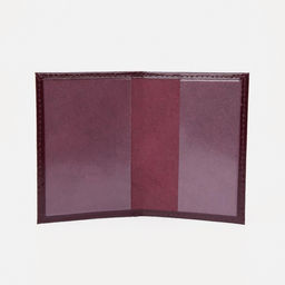 Обложка для пенсионного удостоверения, бордовая