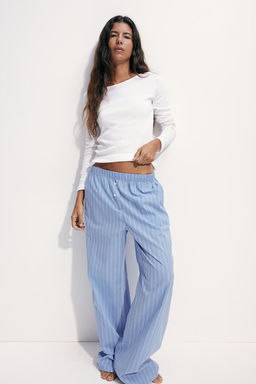Pantalon de pijama en algodon