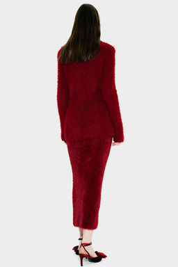 Falda en punto efecto pelo - H&m фото 3